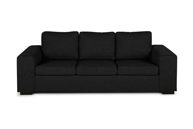 Link 3-pers Sofa - Sort - Møbler - Sofaer - 3 personers sofa