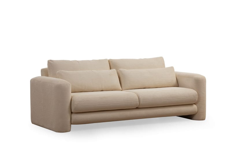 Makhan Sofa 3-personers - Beige - Møbler - Sofaer - 3 personers sofa