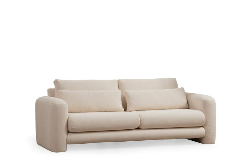 Makhan Sofa 3-personers - Lysebeige - Møbler - Sofaer - 3 personers sofa