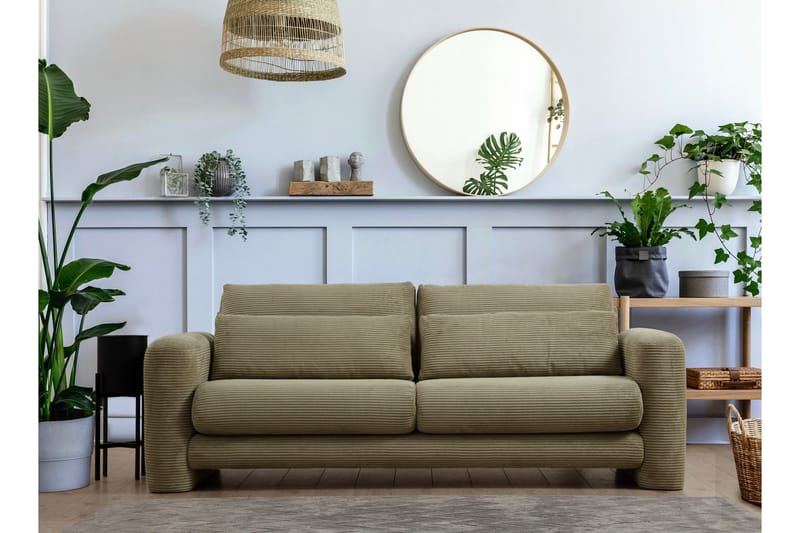 Makhan Sofa 3-personers - Grøn - Møbler - Sofaer - 3 personers sofa