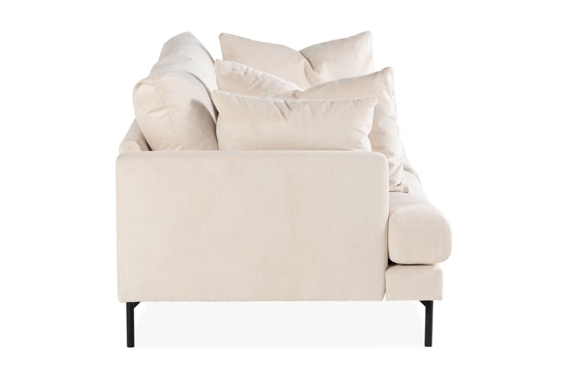 Menard Dyb 3-personers Manchester Sofa 205 cm bred - Beige - Møbler - Sofaer - 3 personers sofa