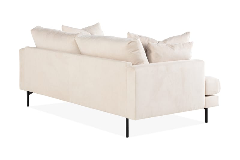 Menard Dyb 3-personers Manchester Sofa 205 cm bred - Beige - Møbler - Sofaer - 3 personers sofa