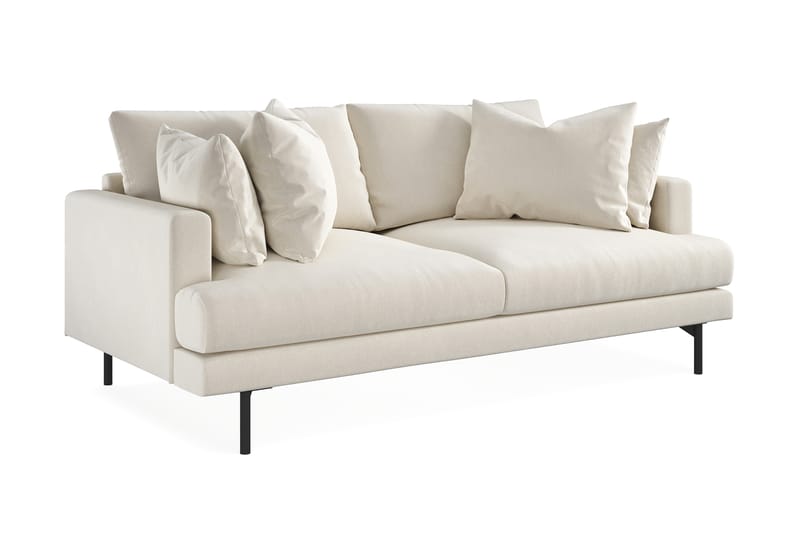 Menard Dyb 3-personers Sofa Fløjl 205 cm bred - Møbler - Sofaer - 3 personers sofa