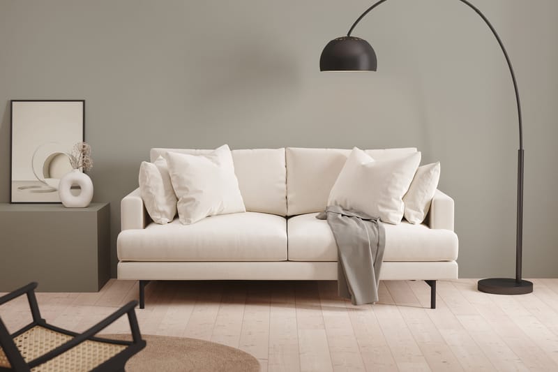 Menard Dyb 3-personers Sofa Fløjl 205 cm bred - Møbler - Sofaer - 3 personers sofa