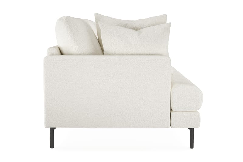 Menard Dyb 3-personers Sofa 205 cm bred - Hvid Bouclé - Møbler - Sofaer - 3 personers sofa