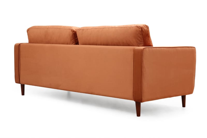 Mirrilnesh Sofa 3-Pers. - Orange - Møbler - Sofaer - 3 personers sofa