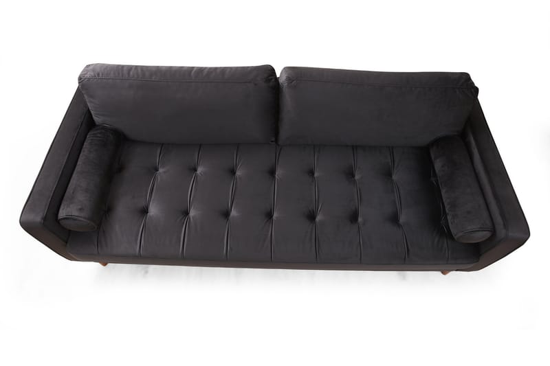 Mirrilnesh Sofa 3-Pers. - Sort - Møbler - Sofaer - 3 personers sofa