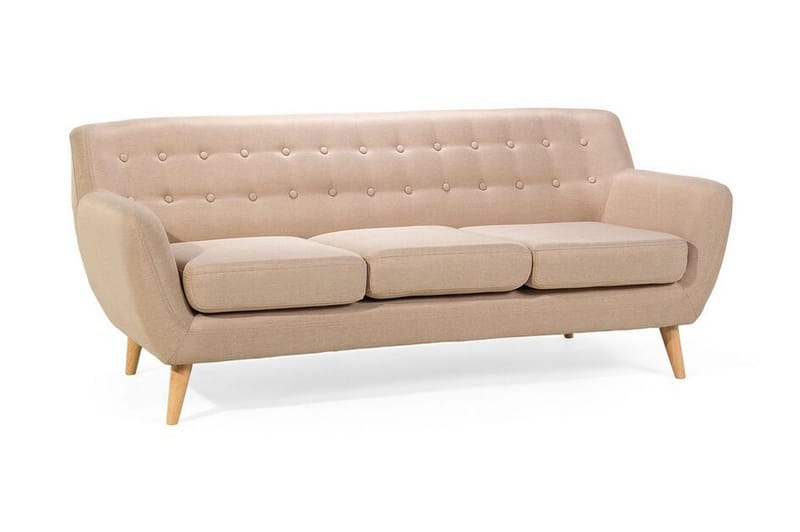 Motala Sofa 3 sæder - Beige - Møbler - Sofaer - 3 personers sofa