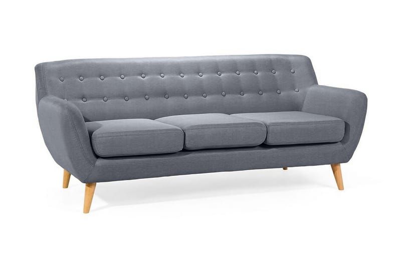 Motala Sofa 3 sæder - Grå - Møbler - Sofaer - 3 personers sofa