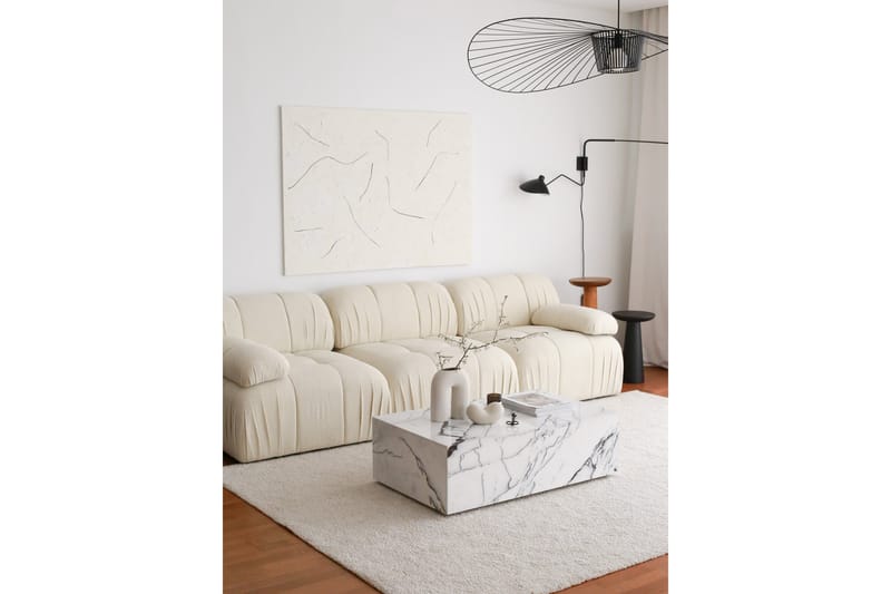 Murum Sofa 3-pers - Hvid - Møbler - Sofaer - 3 personers sofa