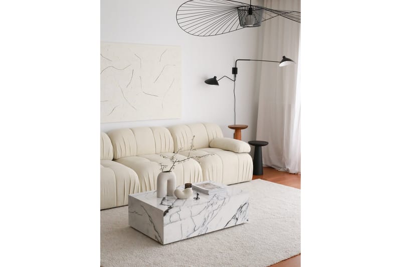 Murum Sofa 3-pers - Hvid - Møbler - Sofaer - 3 personers sofa