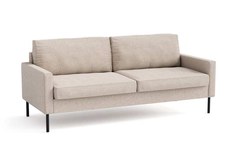 Nevada Lille 3-personers Sofa 198 cm bred - Beige - Møbler - Sofaer - 3 personers sofa