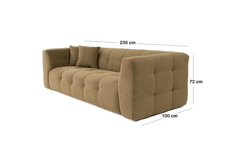 Octavian Sofa 2-pers - Khaki - Møbler - Sofaer - 3 personers sofa