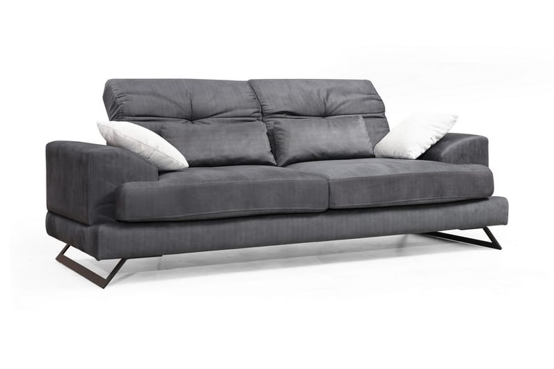 Raedeke 3-Pers. Sofa - Sort - Møbler - Sofaer - 3 personers sofa