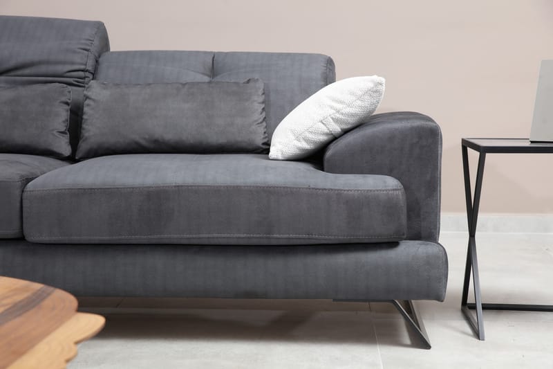 Raedeke 3-Pers. Sofa - Sort - Møbler - Sofaer - 3 personers sofa