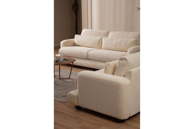 Relento Sofa 3-personers - Beige - Møbler - Sofaer - 3 personers sofa