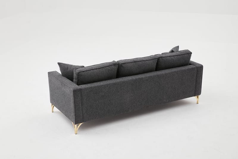 Retzow Sofa 3-personers - Antracit - Møbler - Sofaer - 3 personers sofa