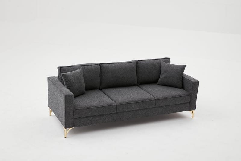 Retzow Sofa 3-personers - Antracit - Møbler - Sofaer - 3 personers sofa