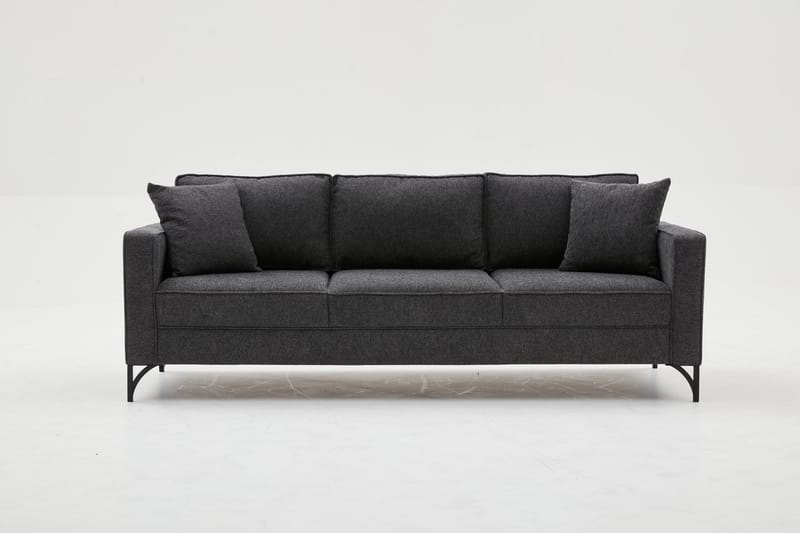 Retzow Sofa 3-personers - Antracit - Møbler - Sofaer - 3 personers sofa