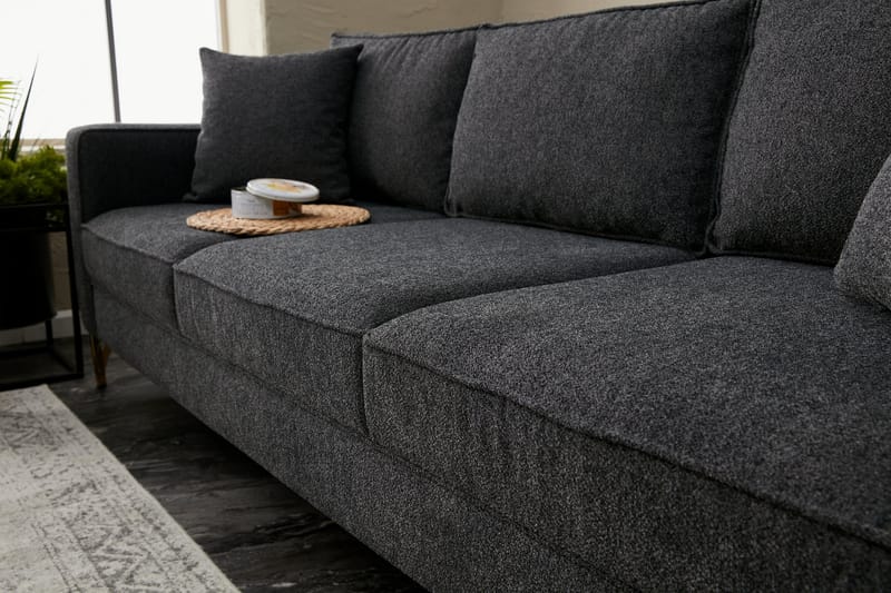 Retzow Sofa 3-personers - Antracit - Møbler - Sofaer - 3 personers sofa