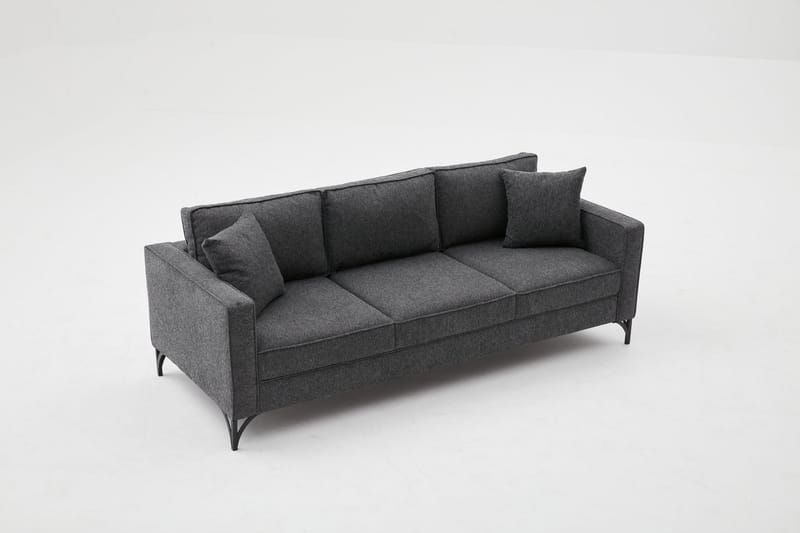 Retzow Sofa 3-personers - Antracit - Møbler - Sofaer - 3 personers sofa