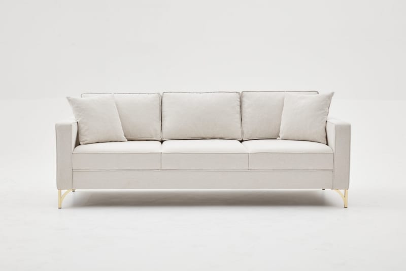 Retzow Sofa 3-personers - Beige - Møbler - Sofaer - 3 personers sofa