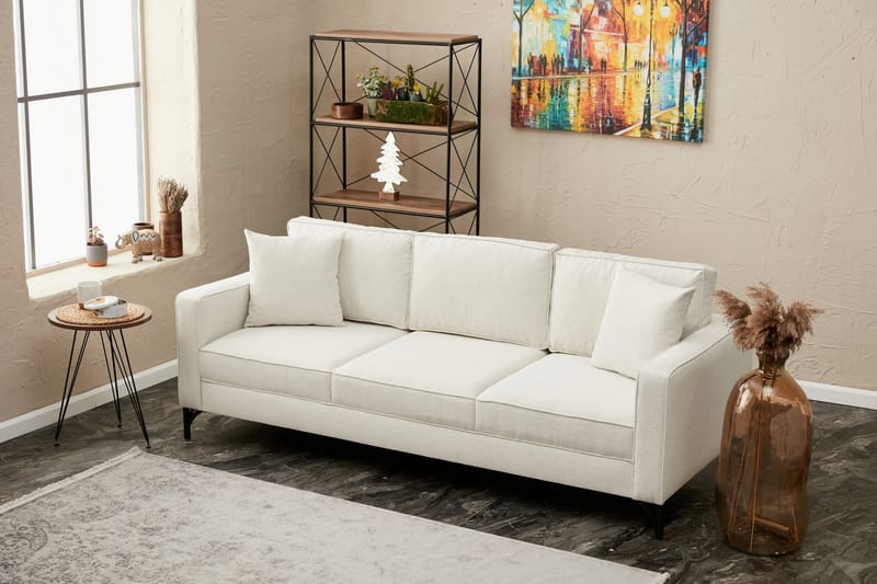 Retzow Sofa 3-personers - Beige - Møbler - Sofaer - 3 personers sofa