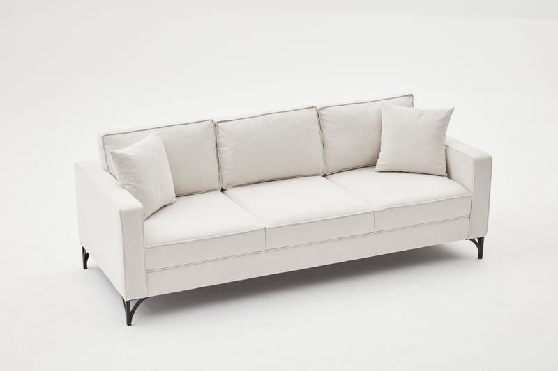 Retzow Sofa 3-personers - Beige - Møbler - Sofaer - 3 personers sofa