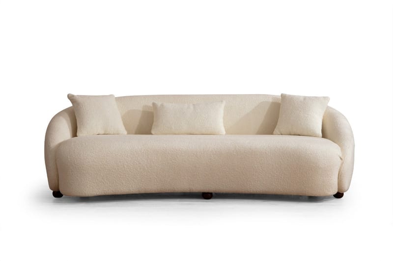 Scone Sofa 3-personers - Beige|Bouclé - Møbler - Sofaer - 3 personers sofa