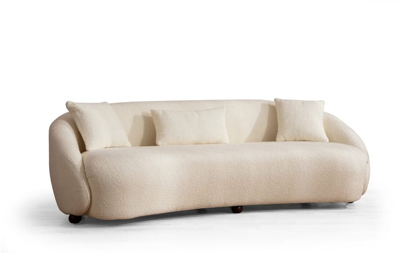 Scone Sofa 3-personers - Beige|Bouclé - Møbler - Sofaer - 3 personers sofa