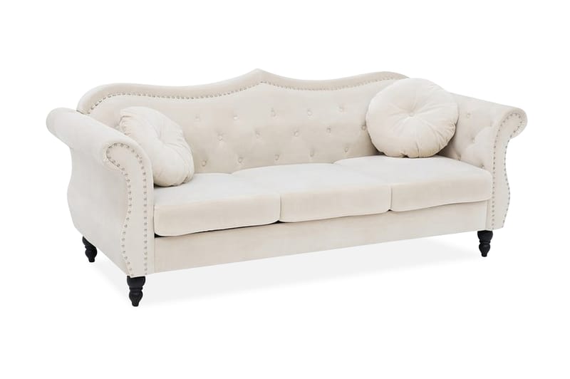 Skien Sofa 3 sæder - Beige - Møbler - Sofaer - 3 personers sofa