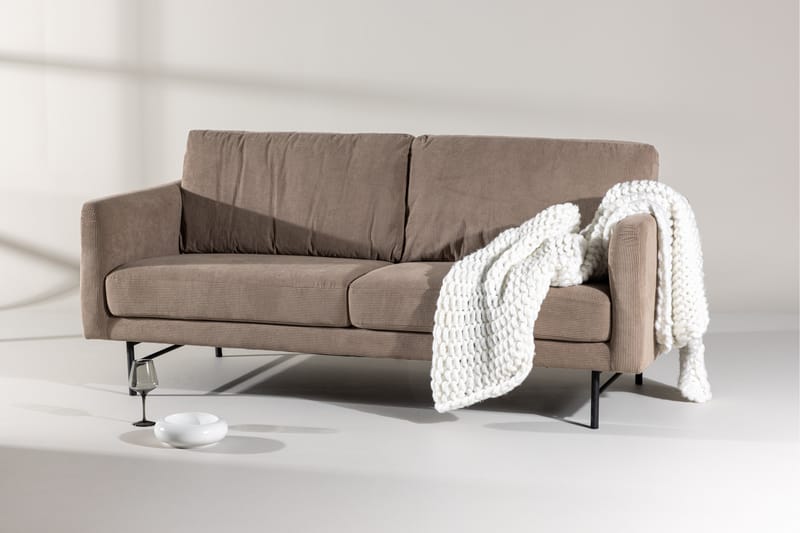 Sky 3-pers Sofa - Brun - Møbler - Sofaer - 3 personers sofa