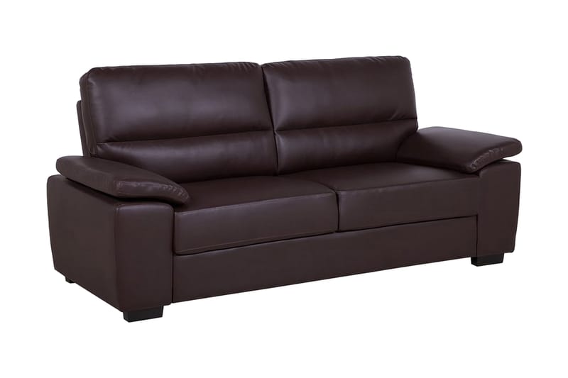 Sofa Sofa 3 sæder - Brun - Møbler - Sofaer - 3 personers sofa