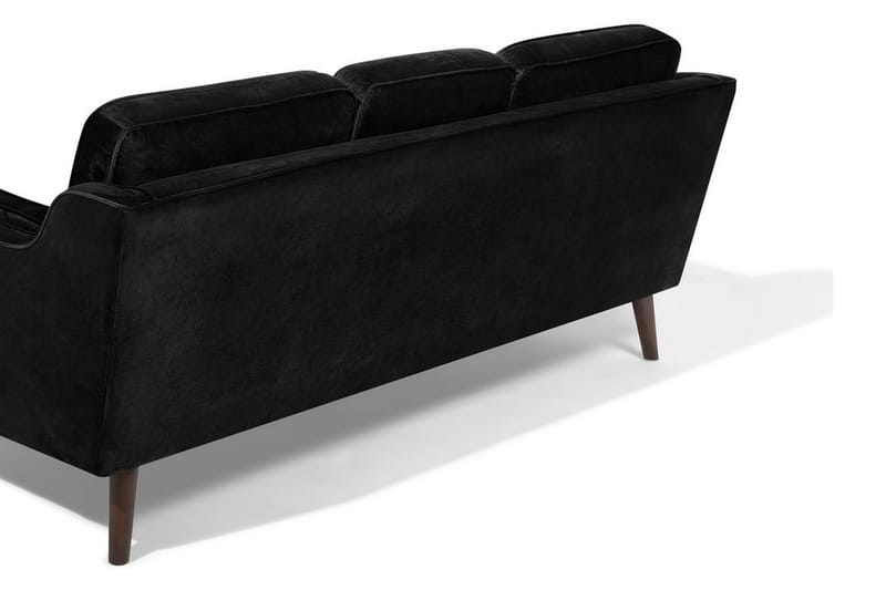 Sofa Sofa 3-pers - Sort - Møbler - Sofaer - 3 personers sofa