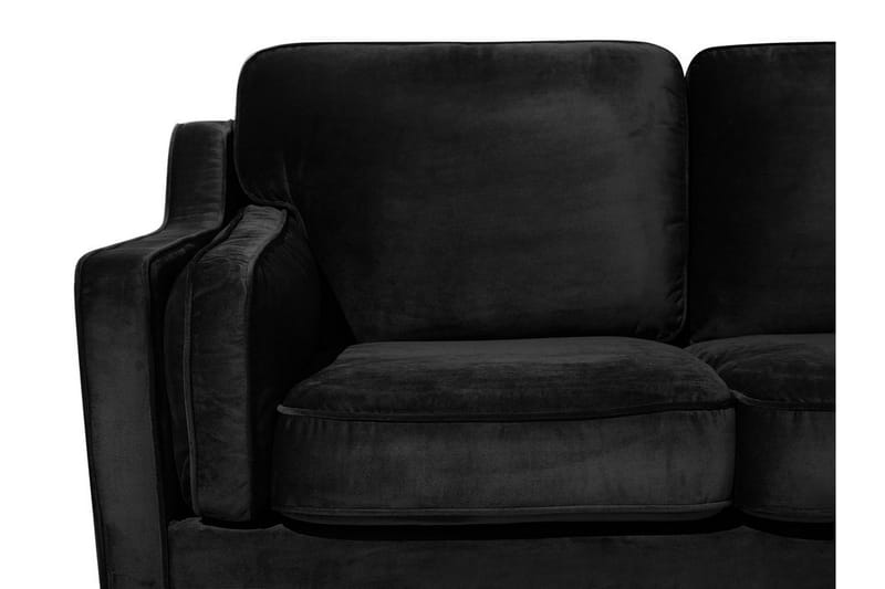 Sofa Sofa 3-pers - Sort - Møbler - Sofaer - 3 personers sofa