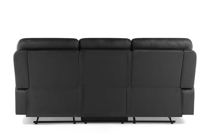 Sofasofa 3 sæder - Sort - 3 personers sofa