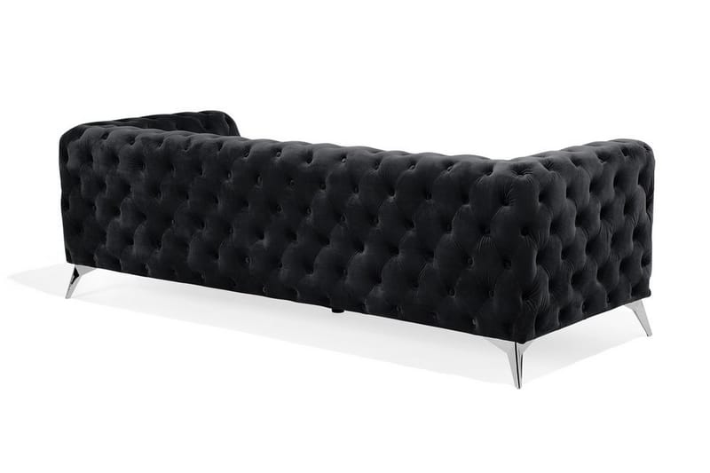 Sotra Sofa 2-4 pers. - Sort - 3 personers sofa