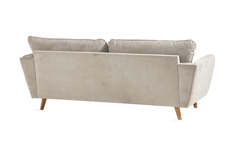 Trend Luksus 3-personers Moderne Sofa 224 cm Bred - Beige - Møbler - Sofaer - 3 personers sofa