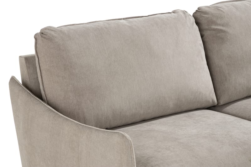 Trend Lyx 3-Pers. Sofa - Beige/Eg - Møbler - Sofaer - 3 personers sofa