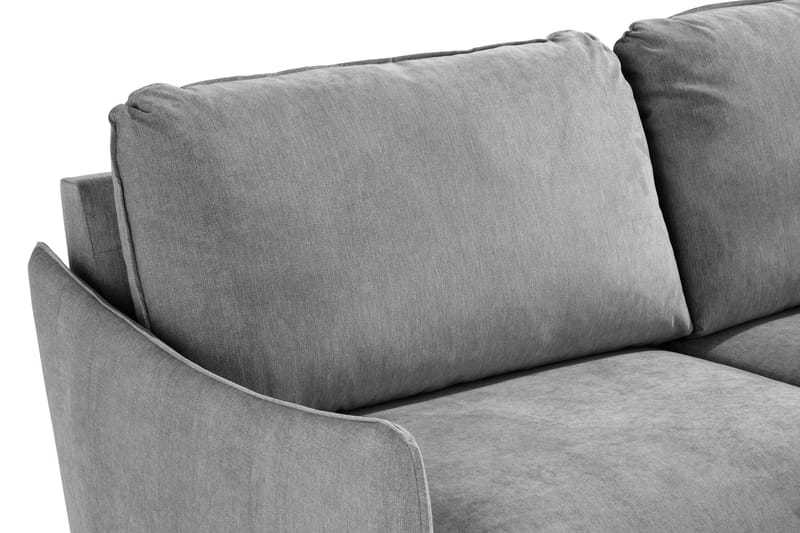 Trend Lyx 3-Pers. Sofa - Grå/Eg - Møbler - Sofaer - 3 personers sofa