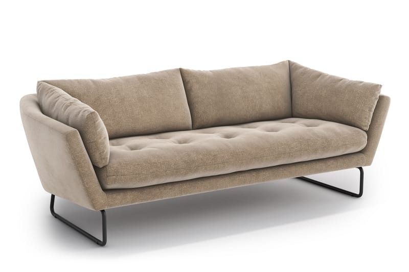 Ynnabo 3-Pers. Sofa - Beige - Møbler - Sofaer - 3 personers sofa