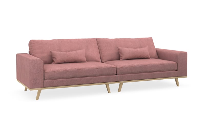 Copenhagen 4-Personers Sofa - Lyserød - Møbler - Sofaer - 4 personers sofa