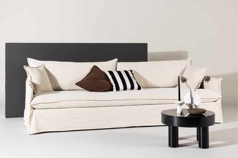 Nova Dyb Sofa 4-personers Sædedybde 78 cm Bredde 275 cm Højde 90 cm - Beige - Møbler - Sofaer - 4 personers sofa