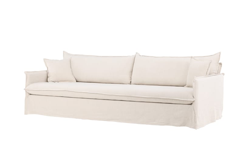 Nova Dyb Sofa 4-personers Sædedybde 78 cm Bredde 275 cm Højde 90 cm - Beige - Møbler - Sofaer - 4 personers sofa