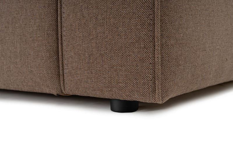 Abbas 4-personers Sofa med Chaiselong - Brun - Møbler - Sofaer - Sofa med chaiselong