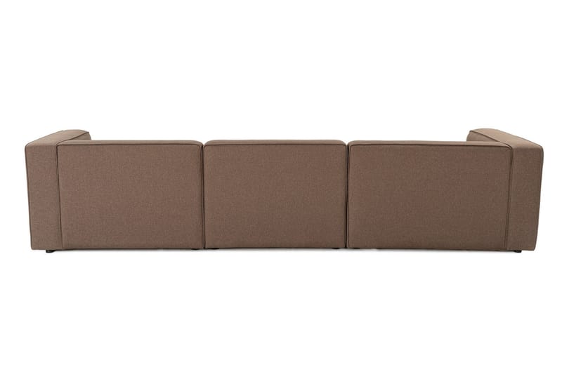 Abbas 4-personers Sofa med Chaiselong - Brun - Møbler - Sofaer - Sofa med chaiselong