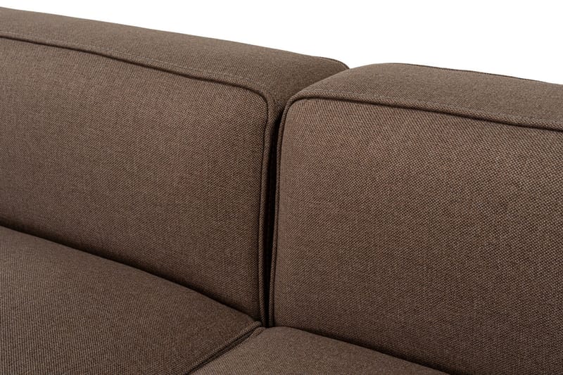 Abbas 4-personers Sofa med Chaiselong - Brun - Møbler - Sofaer - Sofa med chaiselong