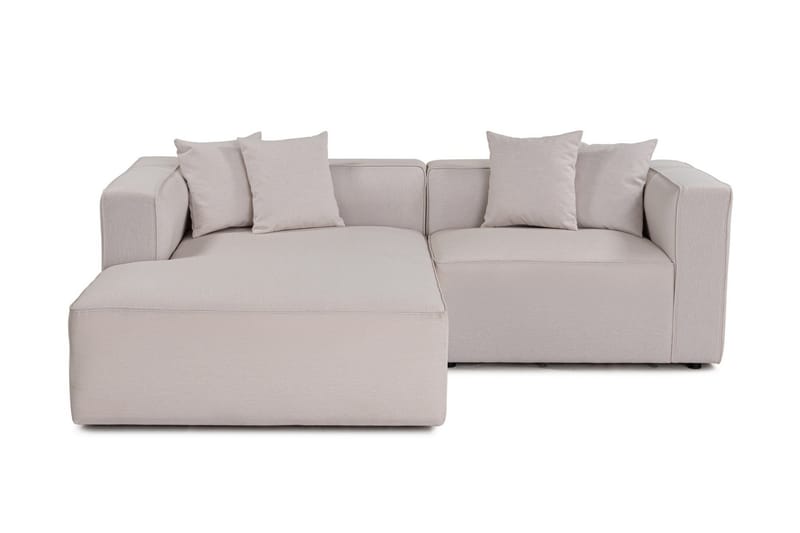 Abbas 4-personers Sofa med Chaiselong - Ecru - Møbler - Sofaer - Sofa med chaiselong