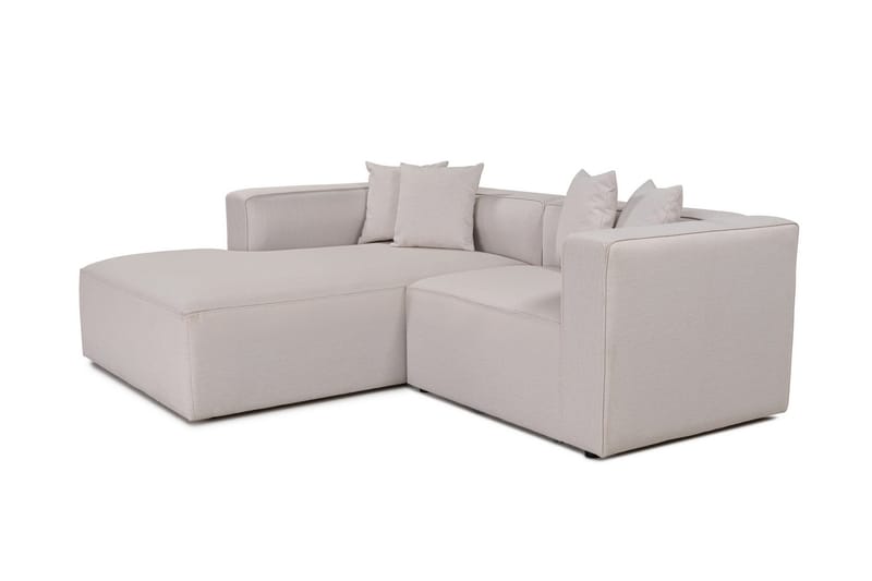 Abbas 4-personers Sofa med Chaiselong - Ecru - Møbler - Sofaer - Sofa med chaiselong