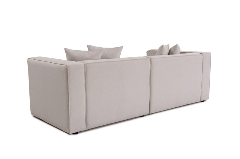 Abbas 4-personers Sofa med Chaiselong - Ecru - Møbler - Sofaer - Sofa med chaiselong